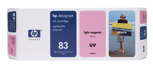 HP 83 UV - 680 ml - magenta claro - original - DesignJet - cartucho de tinta - para DesignJet 5000 5000ps 5000ps uv 5000uv 5500 5500 uv 5500mfp 5500ps 5500ps uv - C4945A