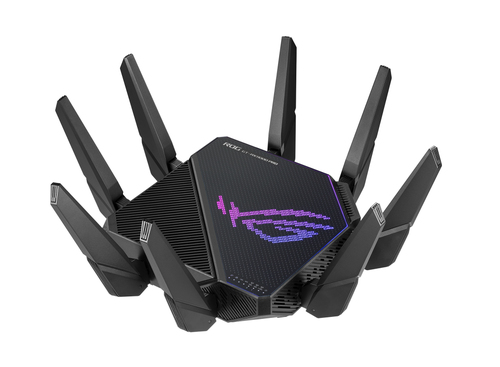 ASUS ROG Rapture GT-AX11000 Pro беспроводной маршрутизатор Гигабитный Ethernet Трехдиапазонный (2,4 ГГц/5Ггц/5ГГц) Черный