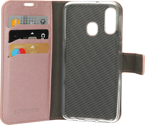 Mobiparts Saffiano Wallet Case Samsung Galaxy A40 (2019) Pink – image 4