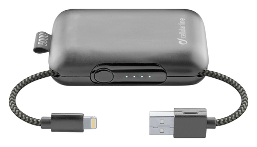 Cellularline Power Bank IN-CABLE 5000 - Lightning – image 3