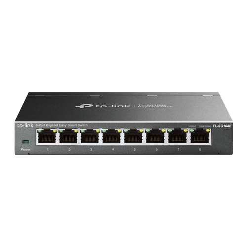 TP-LINK Switch TL-SG108E 8xGBit Unmanaged Metallgehäuse