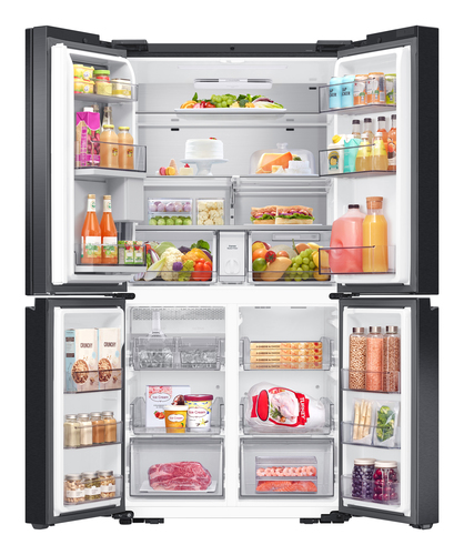 Samsung RF65DG9H0EB1EU French Style Family Hub AI Vision Inside Fridge Freezer With Ice & Water - Black Steel - image 3