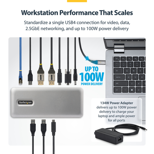 StarTech.com USB4 Docking Station, Driverless Dual 4K – image 8