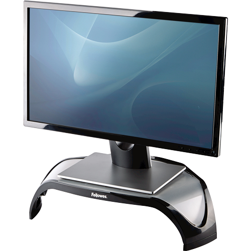 ELEVATE YOUR DISPLAY TO COMFORTABLE VIEWING HEIGHT TO HELP PREVENT NECK STRAIN.