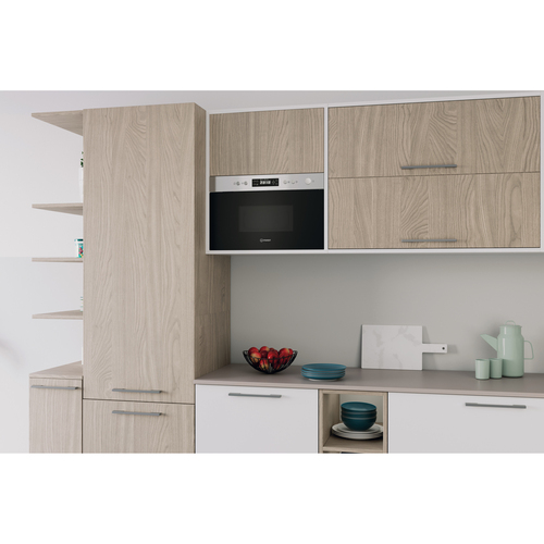 Indesit IMK12XUK Built In Microwave Oven with Grill in Stainless Steel - image 7
