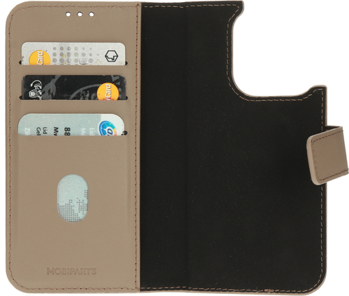 Mobiparts Leather 2 in 1 Wallet Case Apple iPhone 14 Pro Taupe - Smartphonehoesje, afbeelding 8