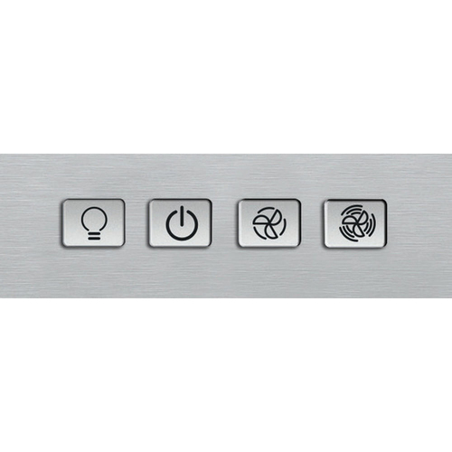 Hotpoint PHGC9 4FLMX 90cm Curved Glass Chimney Hood in St Steel 3 Spee - image 2