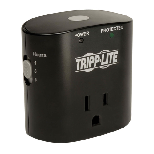 SK10TG Tripp Lite Surge Protector Wallmount Enchufe directo en 1 salida con temporizador