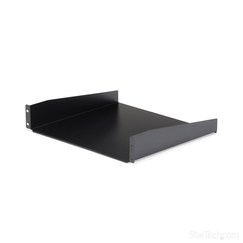 StarTech.com 2U Server Rack Mount Shelf - 15.7in Deep Steel Universal Cantilever Tray for 19 Network & AV Equipment Rack/ Cabinet - 44lbs (CABSHELF) Rackhylde – billede 7