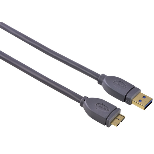 Hama 00125242 USB кабель USB 3.2 Gen 1 (3.1 Gen 1) 0,75 m Micro-USB B USB A Серый