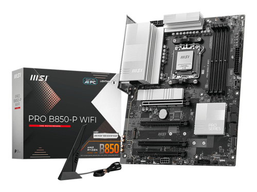 Msi Pro B850-P Wifi AM5 Motherboard, Black - image 1