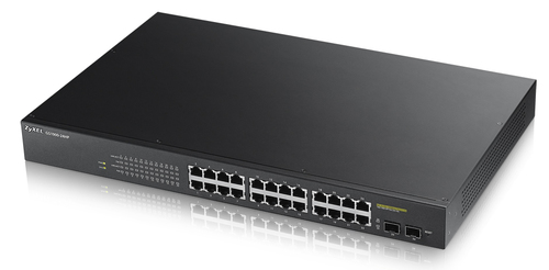 Zyxel GS1900-24HP network switch Managed Gigabit Ethernet (10/100/1000) Power over Ethernet (PoE) Black