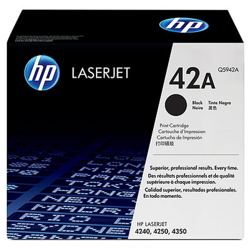 HP No.42A toner cartridge 2 pc(s) Original Black