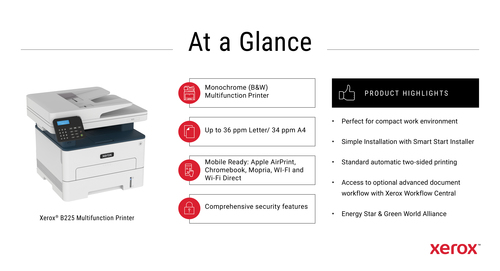 Xerox B225/DNI multifunction printer Laser A4 – image 7