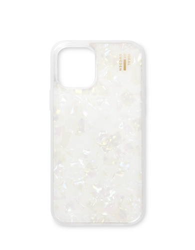 iDeal of Sweden Pearlised Case iPhone 12 / 12 Pro White