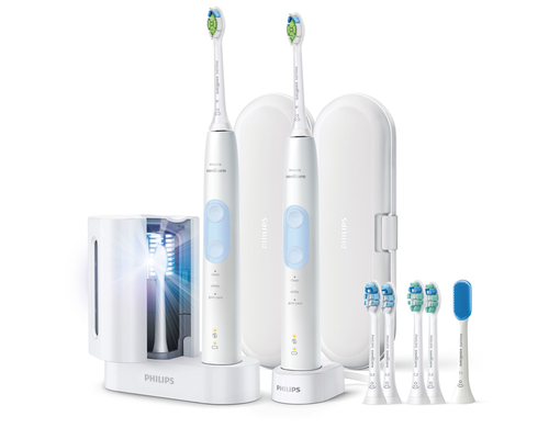 Philips Sonicare ProtectiveClean 5100 HX6498/01 electric toothbrush Adult Sonic toothbrush White, Blue