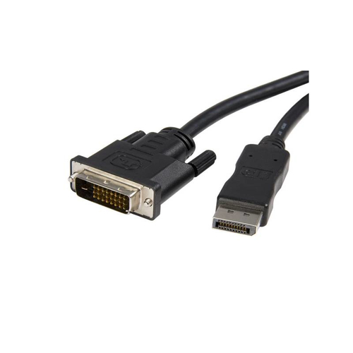 Techly ICOC DSP-C12-050 adaptador de cable de vídeo 5 m DisplayPort DVI Negro