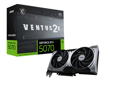 Msi GeForce Rtx 5070 12GB Ventus 2X OC GDDR7 Graphics Card - image 1