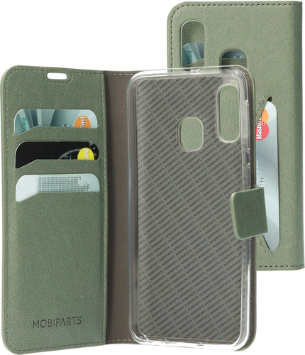 Mobiparts Classic Wallet Case Galaxy A20e Stone Green – image 1