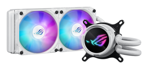 Asus Rog Strix LC Iii 240mm Argb Intel/Amd Aio Liquid CPU Cooler - White - image 1