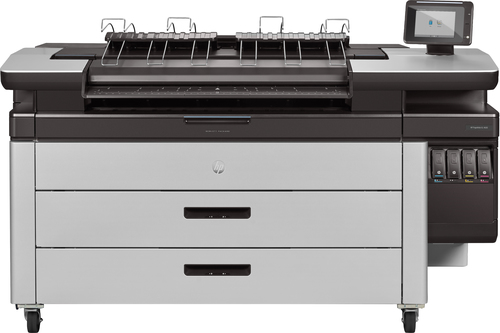 HP PageWide XL 4600 40-in Multifunction Printer with Top Stacker and 3-year Warranty