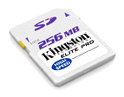 Kingston Technology 256MB Elite Pro SD Card (Single Level Cell)