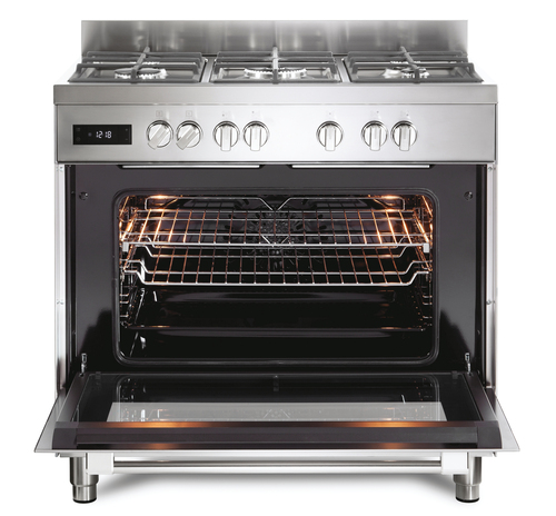 Haier HGM95TC1XS Freestanding cooker Electric Gas Stainless steel – image 2