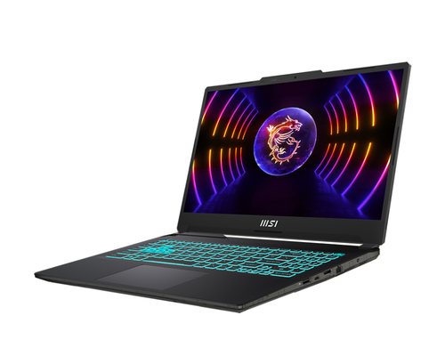 MSI Cyborg A12VF-208ES Intel® Core™ i5 i5-12450H Ноутбук 39,6 cm (15.6") Full HD 16 GB DDR5-SDRAM 512 GB Твердотельный накопитель (SSD) NVIDIA GeForce RTX 4060 Wi-Fi 6 (802.11ax) Windows 11 Home Черный