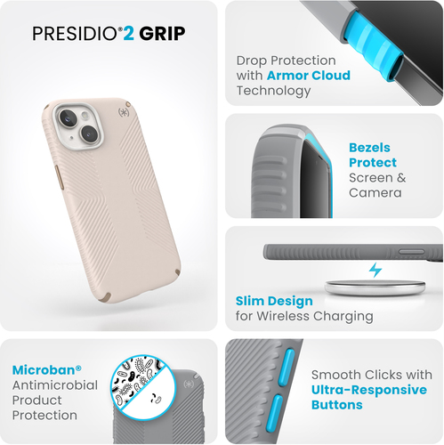 Speck Presidio2 Grip iPhone 15 - hoesje, afbeelding 9