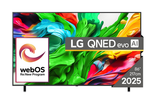 LG QNED AI 86QNED85A3C TV 2.18 m (86") 4K Ultra HD Smart TV Wi-Fi Black