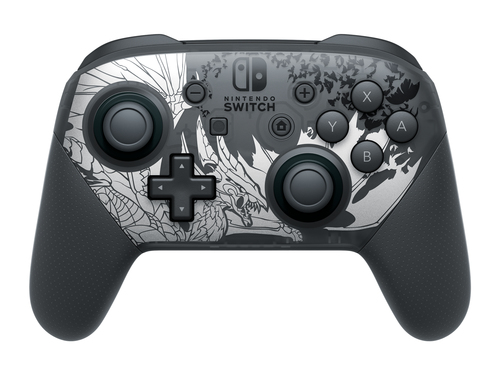 Nintendo Switch Pro Controller Monster Hunter Rise: Sunbreak Edition Черный, Серый, Серебристый Bluetooth Геймпад Аналоговый/цифровой Nintendo Switch