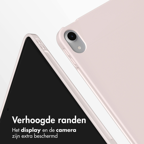 Accezz Smart Silicone Bookcase iPad Air 11 inch (2024) M2 / Air 5 (2022) / Air 4 (2020) - Roze, afbeelding 5