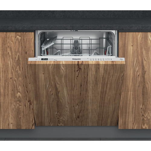 Hotpoint H2I HD526 UK Full-size Fully Integrated Dishwasher - Silver/Grey - image 1