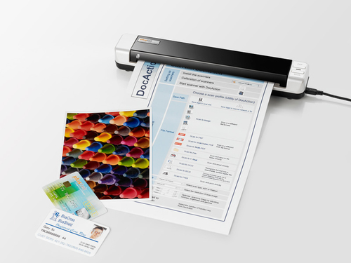 Plustek MobileOffice S410. Maximum scan size: 216 x 910 mm, Optical scanning resolution: 600 x 600 DPI, Input colour depth