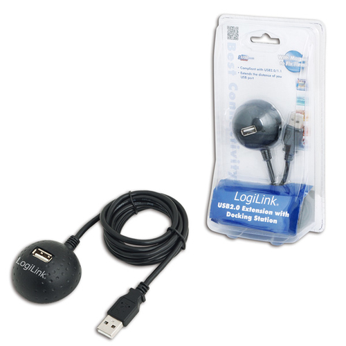 Dockingstation LogiLink USB 2.0 verleng, afbeelding 2