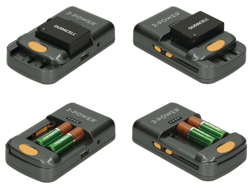 2-Power Universal Battery Charger - Batterijladerlaadstandaard + auto-adapter, afbeelding 2