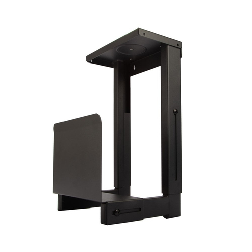 PREMIUM UNDER DESK PC HOLDER STATIC VERSION BLACK