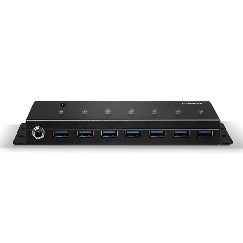 Lindy 43128 7 Port USB 3.0 Metall Hub Black USB 3.0 hub multi-port... - image 3