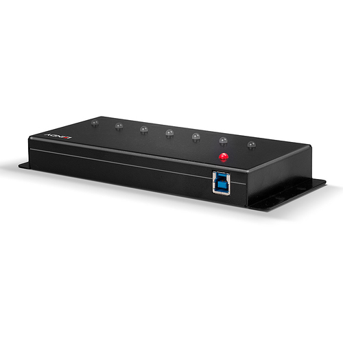 Lindy 43128 7 Port USB 3.0 Metall Hub Black USB 3.0 hub multi-port... - image 2