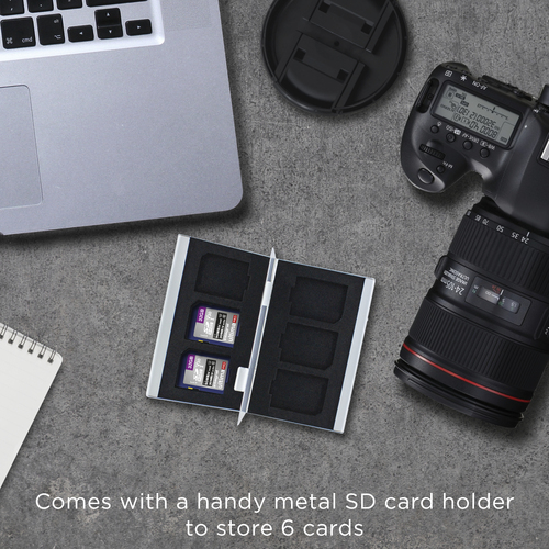 Integral 32GB SDHC UHS-1 U3 CL10 V30 UP TO R-90 W-30 MBS WITH METAL CARD CASE TWIN PACK – image 6