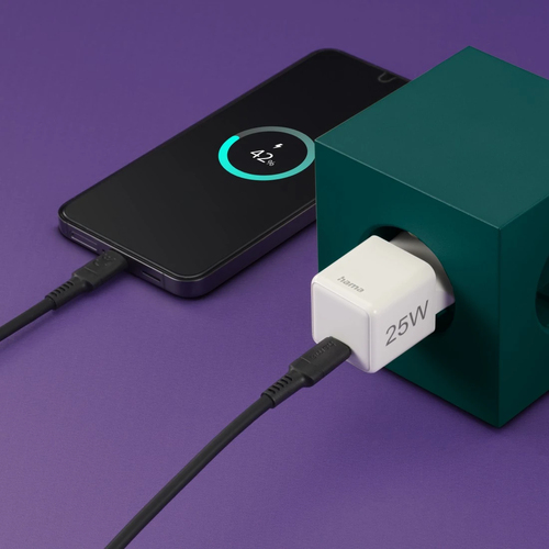 Hama Fast Charger USB-C PD/Qualcomm® Super-Mini Charger 25 W Oplader Wit, afbeelding 8