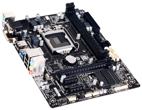 Мат плата gigabyte socket1150 ga-b85m-d2v (ib85, 2xddr3 sata iii sata ii pci-e, d-sub dvi sb lan 1gb USB2 USB3 matx) (4719331837211)