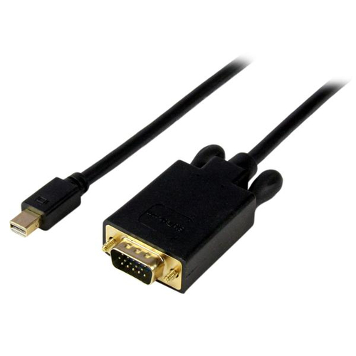 MDP2VGAMM15B StarTechcom Cable 45m de Vídeo Adaptador Conversor Activo Mini DisplayPort a VGA - Macho HD15 - Macho mDP - 1920x1200 - 1080p - Negro - Vídeo conversor - VGA - DisplayPort - negro