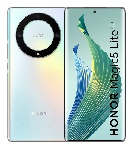 Honor Magic5 Lite 16,9 cm (6.67") Две SIM-карты Android 12 5G USB Type-C 8 GB 256 GB 5100 mAh Серебристый