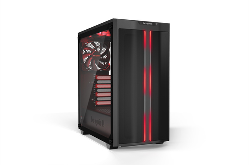 be quiet! Pure Base 500DX Midi Tower Schwarz, Rot
