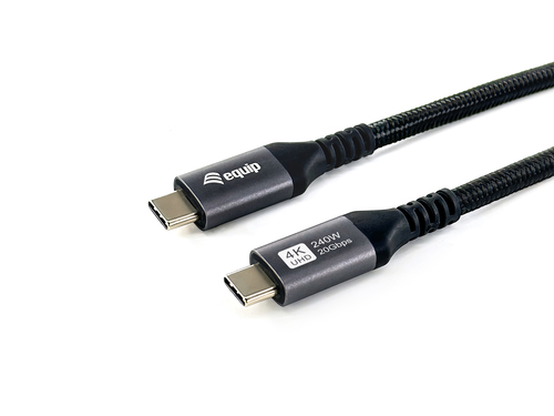 Equip 128384 USB-kabel USB4 Gen 2x2 3 m USB C Zwart, afbeelding 2