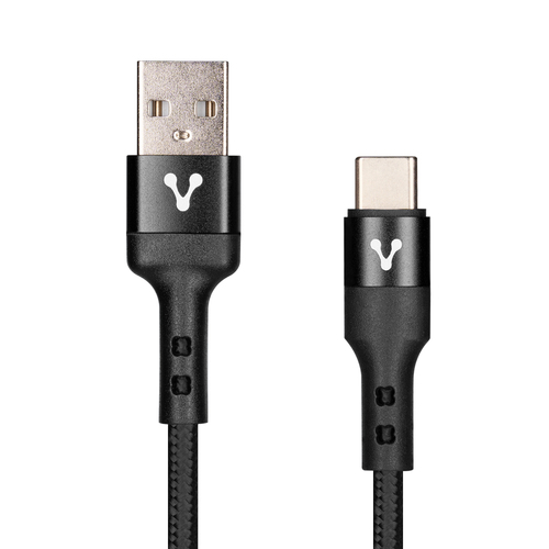 CABLE VORAGO CAB-128 USB-TIPO C 3 METROS CARGA RAPIDA NEGRO CAB-128 - Código: CAB-128 | Compra en Guadalajara