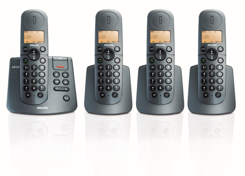 Philips Cordless phone answer machine CD2454B/05