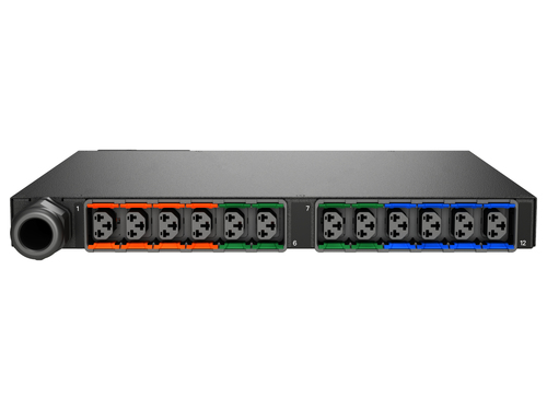 Vertiv Geist MNU5M1R6-12CF18-3TL15A0H10-S power distribution unit (PDU) 12 AC outlet(s) 0U Black