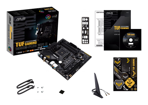 Asus Tuf Gaming B550M-Plus Wifi II AM4 Motherboard - Amd B550 Socket, micro Atx, DrMOS, ProCool, Stack Cool 3+ - image 8